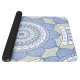 YATE Yoga Mat přírodní guma - vzor B modro/zelená