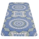 YATE Yoga Mat přírodní guma - vzor B modro/zelená