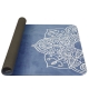 YATE Yoga Mat přírodní guma - vzor H 4 mm - modrá