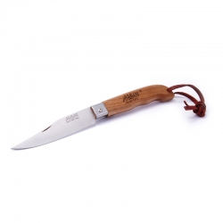 MAM Sportive 2047 Zavírací nůž s koženým poutkem - buk