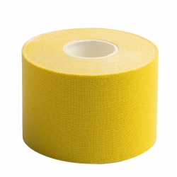 YATE Kinesiology tape 5 cm x 5 m, žlutá