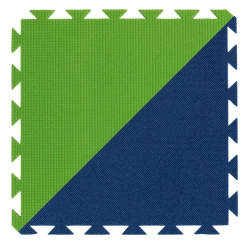 PĚNOVÝ KOBEREC modrá/zelená 43x43x1,0 cm